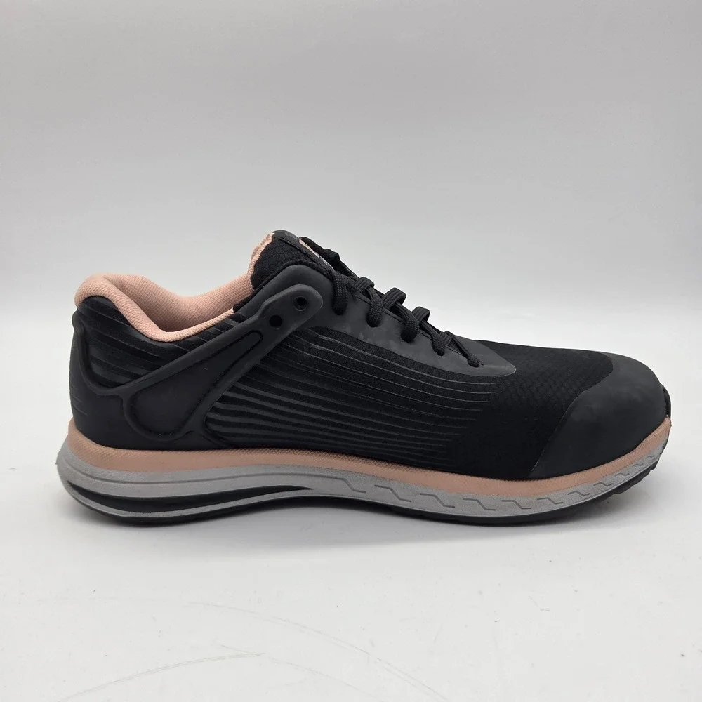 Timberland PRO Composite Safety Shoe Women's Size 9.5 Drivetrain Black/Pink EUC